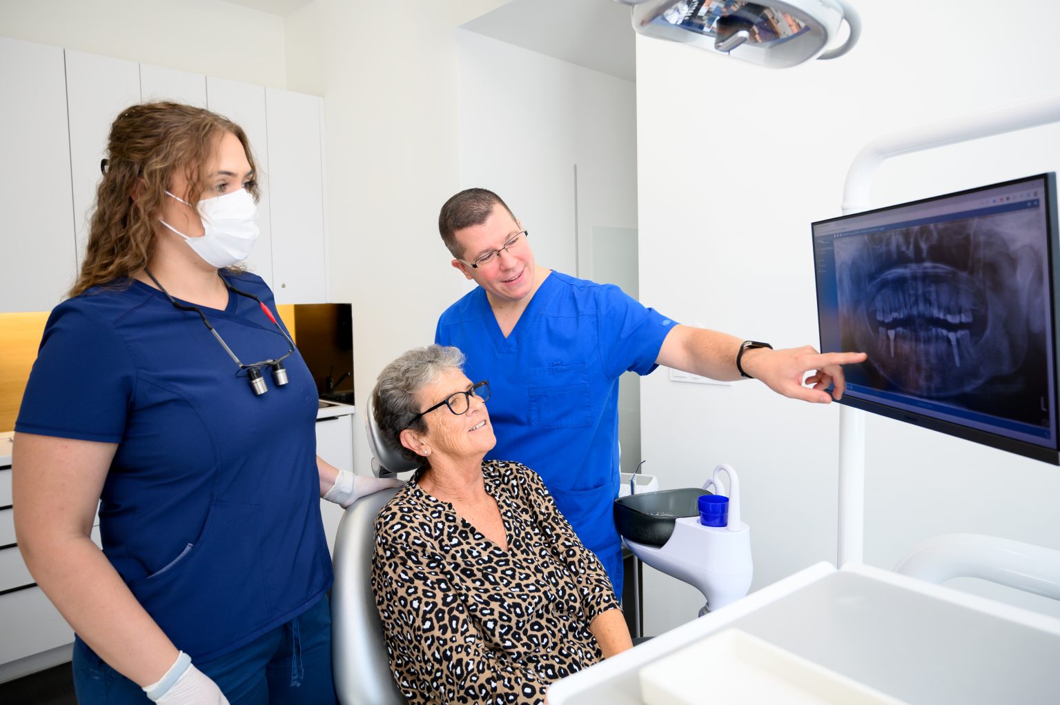 3D CBCT-felvétel átbeszélése a páciensünkkel