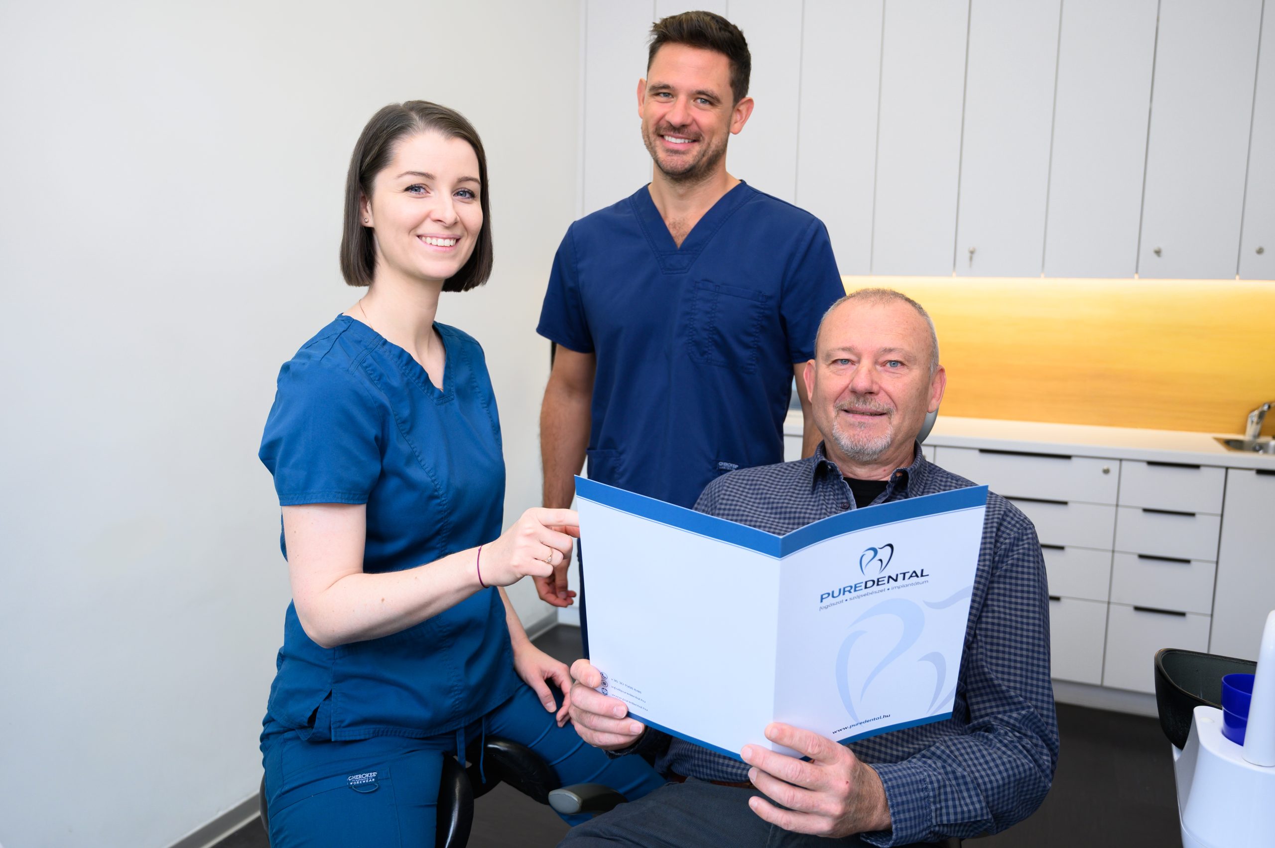 Bar-retained denture consultation at PureDental